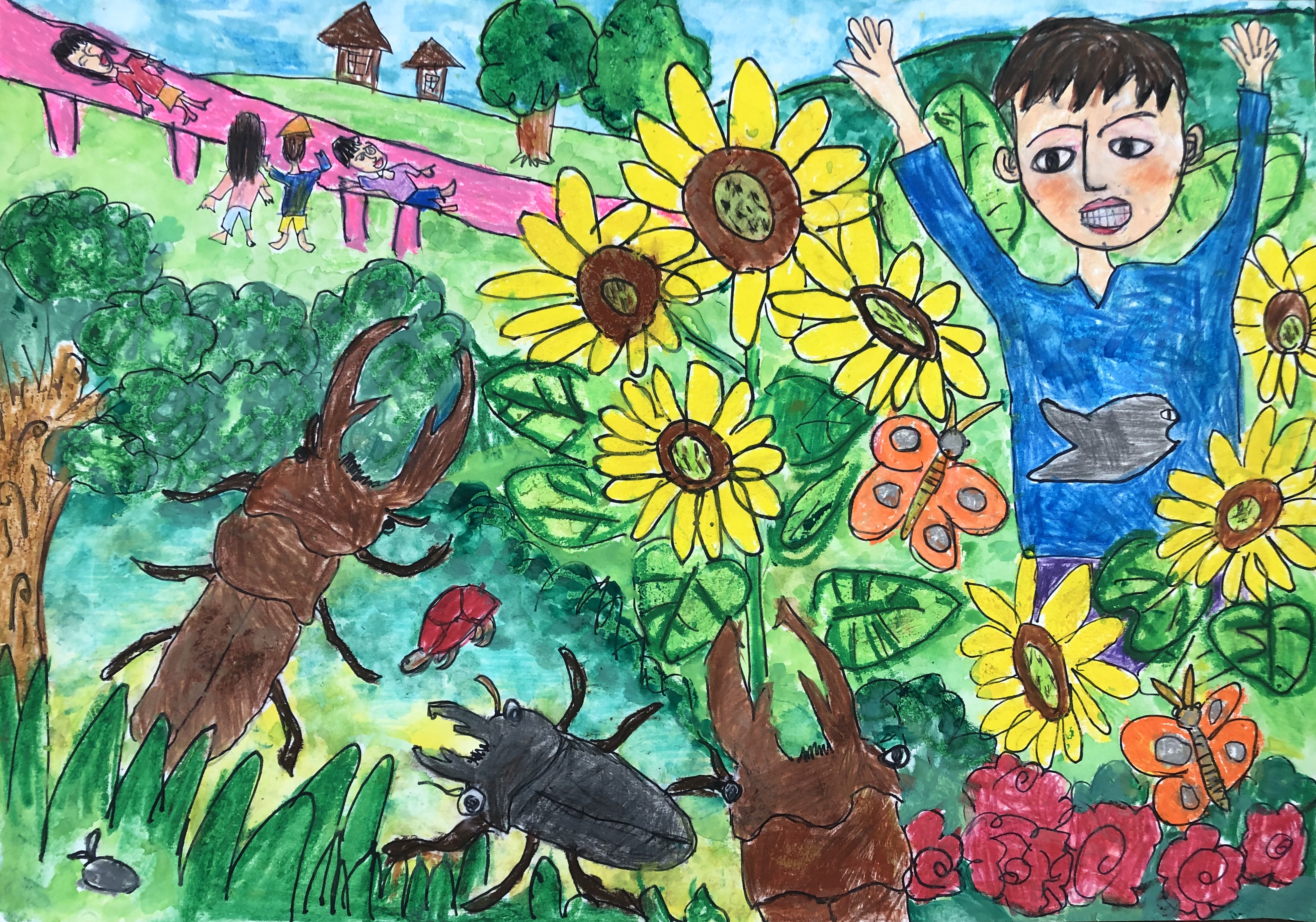 第8回 香川の公園絵画コンクール入賞作品 第8回 香川の公園絵画コンクール入賞作品